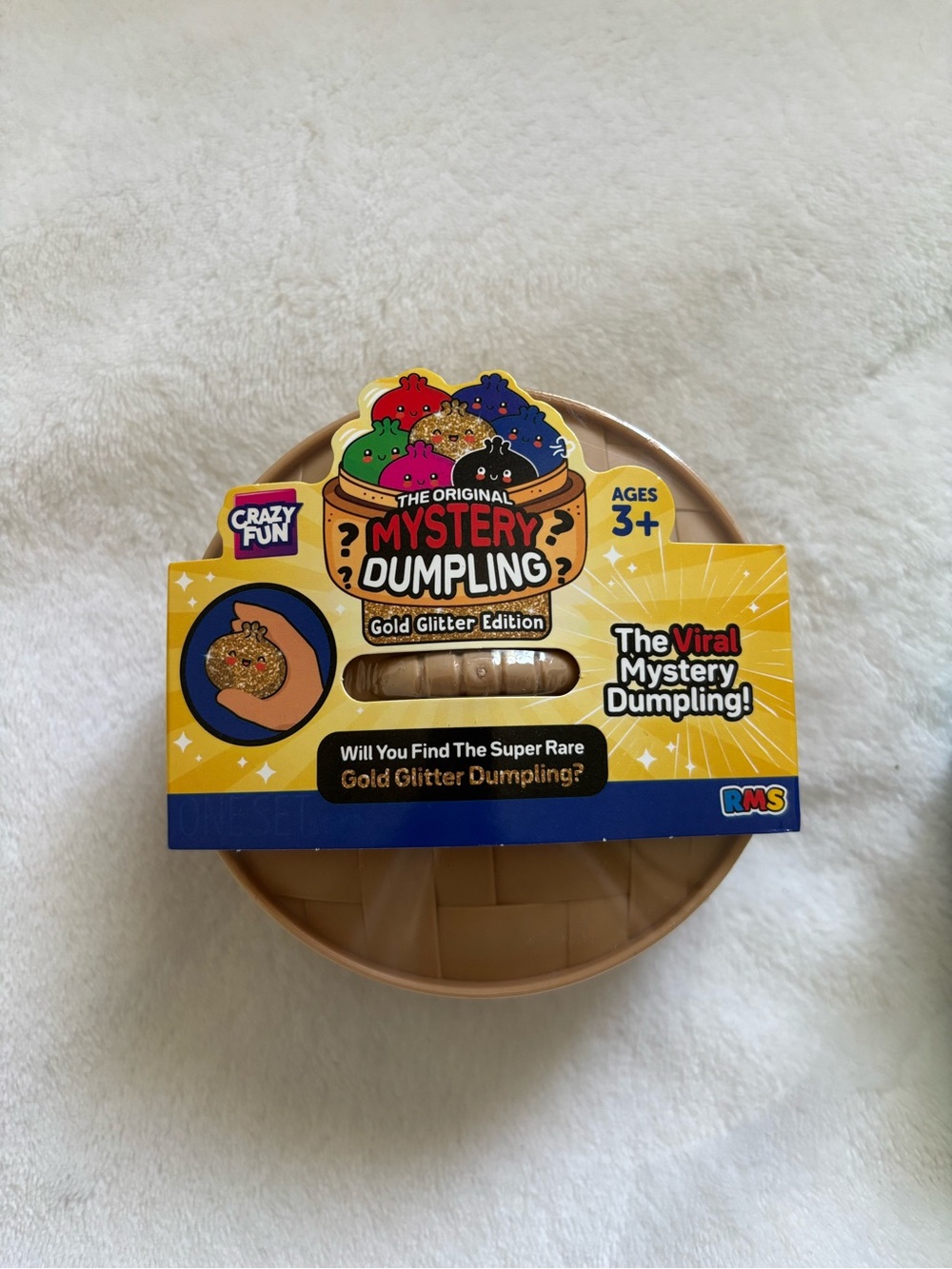 NWT mystery dumpling gold glitter edition